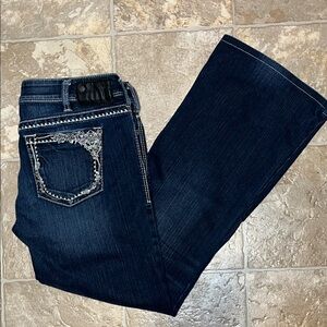 Silver Jeans Tuesday Women's Dark Blue Flare Jeans